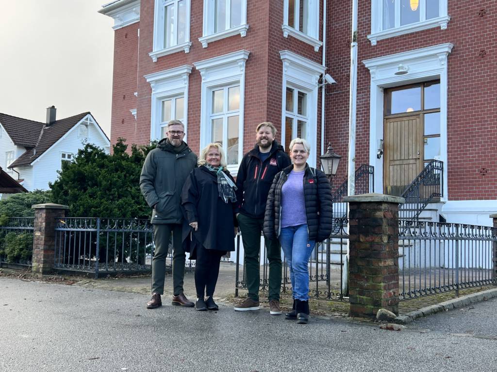 Foto: Rebecca A. Bjerga på bilde: Hans Erik, Lizzie, Thorbjørn og Hilde Marit